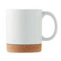 TAZZA  CERAMICA CON BASE IN SUGHERO